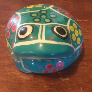 Frog Ceramic Container